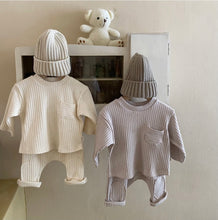 Last inn bildet i Galleri-visningsprogrammet, Ribbet Kne Patch Harem Bukse (0-4år) 2 farger