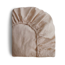 Last inn bildet i Galleri-visningsprogrammet, Mushie Musselin Laken 60x120 - Natural