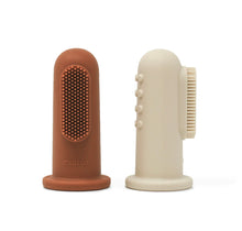 Last inn bildet i Galleri-visningsprogrammet, Mushie Fingertannbørste (Clay/Shifting Sand)