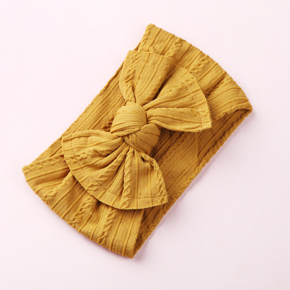 Knitted Headwrap Mustard
