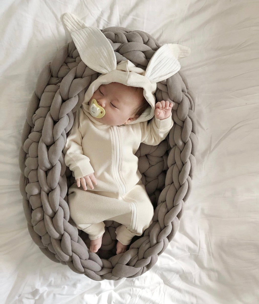 Baby Bunny Suit - Ivory