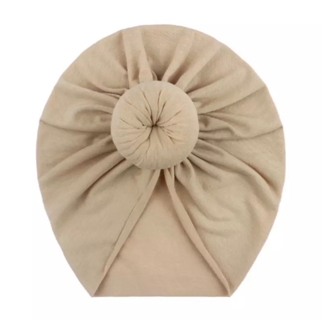 Cotton Donut Turban Sandstone