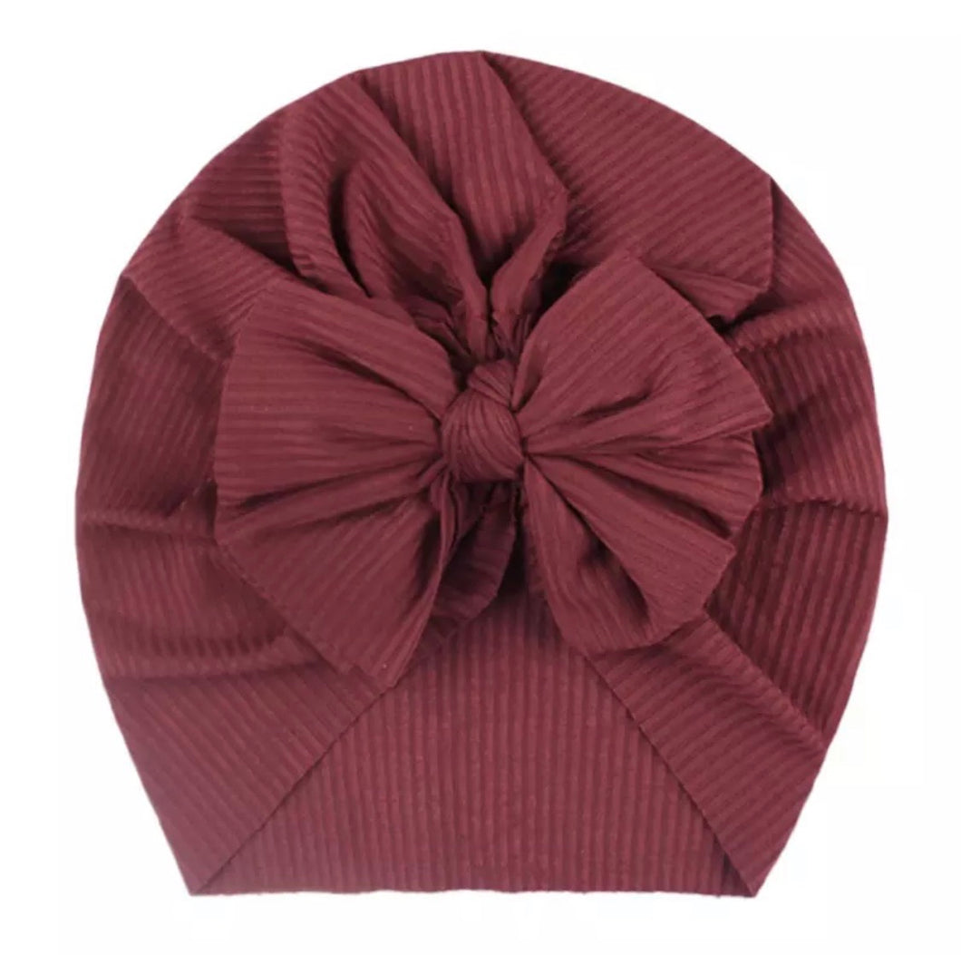 Classic Knot Turban Wine